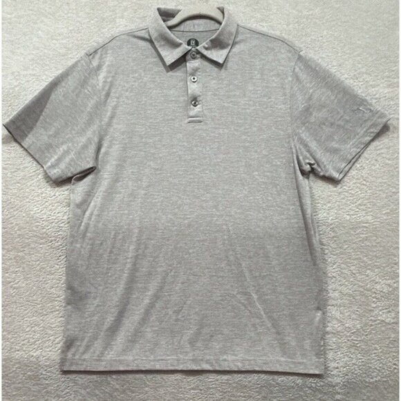 PGA Tour Pro Series Golf Polo‎ Shirt Medium Short Sleeve Gray - Picture 1 of 7